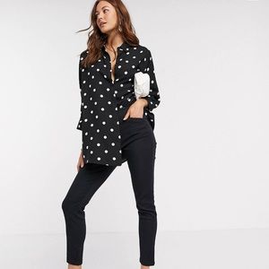 Long sleeved oversized shirt